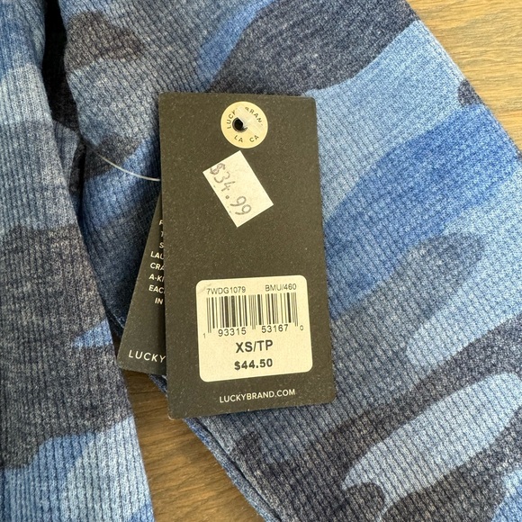 Lucky Brand Waffle Long Sleeve - Picture 3 of 3